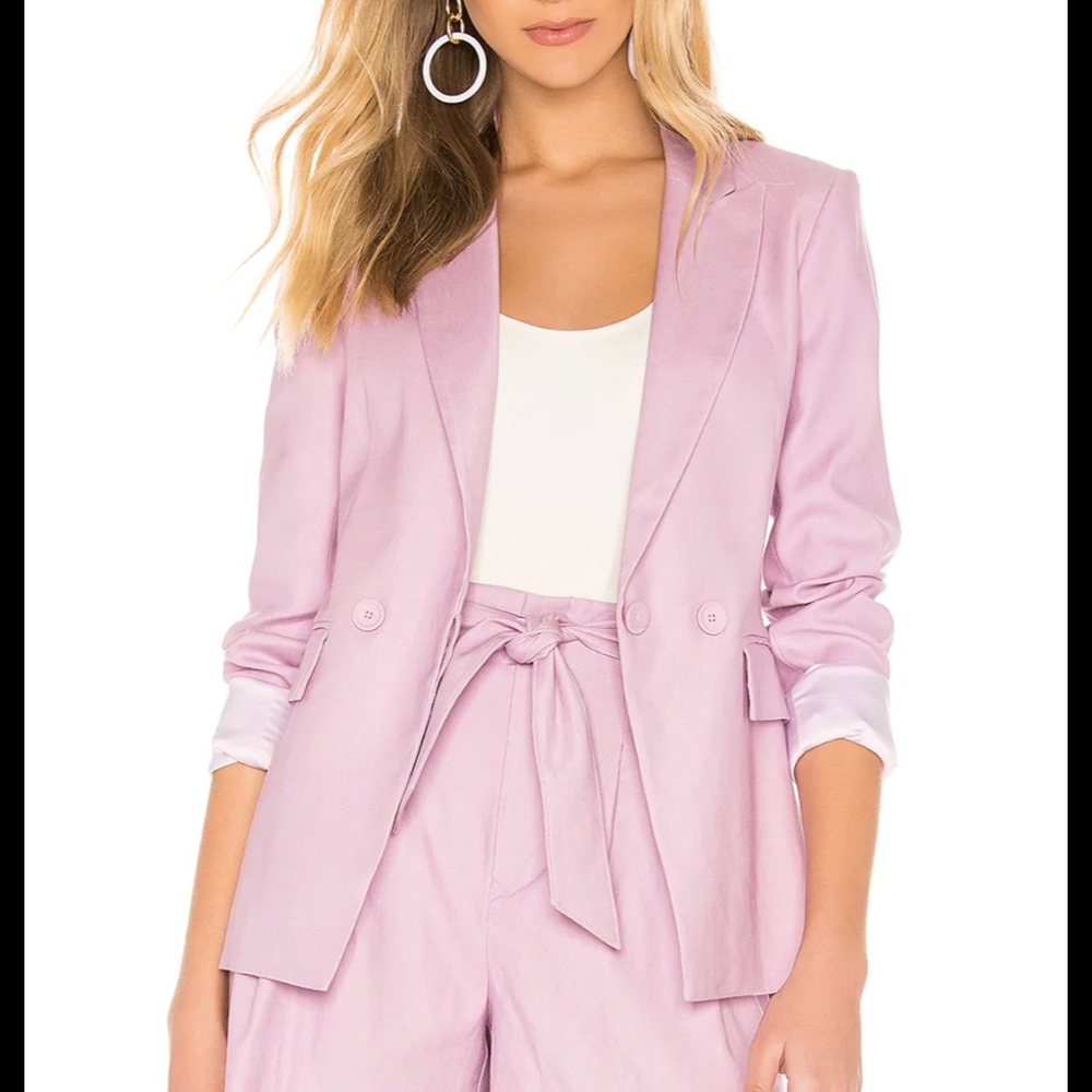 Joie blazer & shorts set Kierra lavender rose